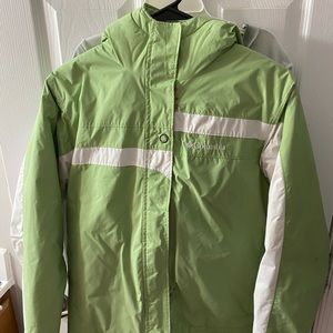 Columbia Jacket green and white